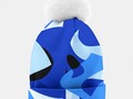 A-201 Abstract Blues Combo Beanie at #LiveHeroes #Gravitx9 -