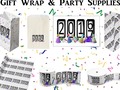 Celebrate the New Year ~ 2016-17 Odometer Gift Wrap, Satin Ribbon& more! #NewYearsCelebration #Zazzle #Gravityx9 -