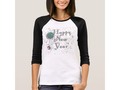 Happy New Year with Champagne & Confetti T-Shirt by #gravityx9 #NewYearsCelebration -