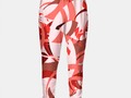 Abstract Curls - Burgundy, Coral, Pink PrintAllOver Sweatpants at #LiveHeroes by #Gravityx9