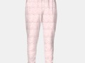 Rose Quartz Pink Faux Lace PrintAllOver Sweatpants at #LiveHeroes by #Gravityx9