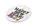 Happy New Year - Black Text with Party Hats Paper Plate by #NewYearsCelebration #Zazzle #Gravityx9 -