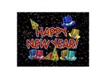 Happy New Year Party Hats Postcard by #I_Love_Xmas #NewYearsCelebration #Gravityx9 #Zazzle --