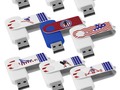 Stocking Stuffer Ideas - Patriotic USA Colors design these USB Flash Drives available in 8,16,32 & 64 GB capacity.……