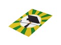 - Graduation Cap - School Colors Gold and Green Jigsaw Puzzle by #Just4Grad