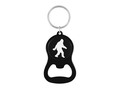White Sasquatch Silhouette For Dark Backgrounds Bottle Opener #squatchme -