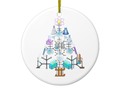 Oh Chemistry, Oh Chemist Tree Ceramic Ornament