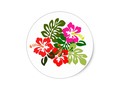 Flowers for Hawaii Admissions Day - Hawaii Day or any day Round Sticker
