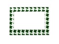 St. Patrick's Day Shamrock - 4 Leaf Clover Magnetic Picture Frame #StPatricksDay #Gravityx9 #Zazzle -