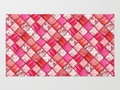 Faux Pink #Patchwork #Quilting Throw Rug by #gravityx9 #Society6 #homeDecor -