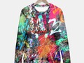 Check out this:Graffiti and Paint Splatter Fitted Waist Sweater by Gravityx9 #Liveheroes -
