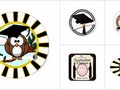 Graduation Stickers #Just4grad ! Check the variety of stickers available in several shapes you can customize!