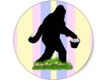 #GoneSquatchin for #Easter Eggs! Check out this #SquatchMe Sticker at #Zazzle #Gravityx9 -…