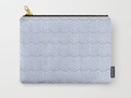 Serenity Blue Faux Lace Carry-All Pouch by #Gravityx9. Worldwide shipping available at #Society6 -