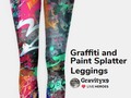 Check out these colorful leggings at #LiveHeroes by #Gravityx9 ! Graffiti and Paint Splatter Leggings -…