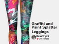 Check out these colorful leggings at #LiveHeroes by #Gravityx9 !  Graffiti and Paint Splatter Leggings -…