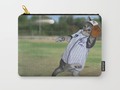 Baseball Catcher Kitten Carry-All Pouch by #Gravityx9. Worldwide shipping available at #Society6 -
