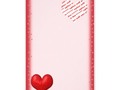 Add a photo to this stationery with hearts bordering and a big red heart at the bottom. ♥ by LovesMe_LovesMeNot -…