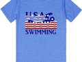 USA Swimming - Red White and Blue Tee Shirt by #Gravityx9 at #Skreened ~