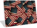Grunge style Patriotic All-American Flag Laptop Skins by Gravityx9 Designs at Redbubble - The American Flag with……