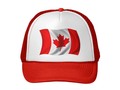 40%Off Use Code: ZAZGOODTIMES | Ends Thursday - Waving Canadian Flag Trucker Hat via zazzle