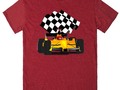 Yellow Race Car with Checkered Flag Tee Shirt by #Gravityx9 at #Skreened #Sports4you ~