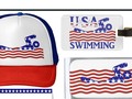 USA Swimming - All-American Design - swimming in red and white waves. #sports4you #gravityx9 -