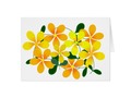 Pretty yellow and orange flower illustration on a blank-inside card for you to add your text. #Gravityx9 -