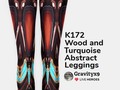 Check out these colorful leggings at #LiveHeroes by #Gravityx9 !  K172 Wood and Turquoise Abstract Leggings…