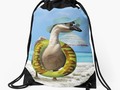 -- Summer Goose Drawstring Bags by #Gravityx9 Designs at Redbubble -
