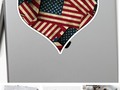 Patriotic Grunge-style American Flag Stickers available in 4 sizes by #Gravityx9 Designs at #Redbubble -…