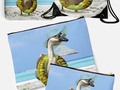 Silly Goose ! Goose at the Beach - This goose is ready to start summer vacation! Inner tube, sun glasses and floppy…