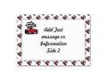 Red Race Car with Checkered Flag Card via zazzle