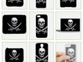 Jolly Roger Pirate Electronic Care at Cafepress! Electronic Care - #JollyRoger Skull with swords crossing below……