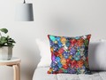 - Calaveras Pequeñas - Little Sugar Skulls Throw Pillows by #Gravityx9 Designs at Redbubble #Diadelosmuertos -…