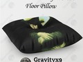 Mona Lisa Witchy Woman Floor Pillow available in 2 size options, round or square, too! #SpoofingTheArts -…