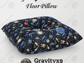 Galaxy Universe - Planets, Stars, Comets, Rockets Floor Pillow at Society6 by #Gravityx9 Designs -…