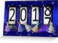 "New Years Odometer Party Hats" Greeting Cards by Gravityx9 | Redbubble
