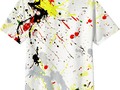 Paint Splatter Tee Shirt Cotton T-shirt at PrintAllOverMe #Gravityx9 Designs #PAOM -