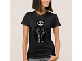 30% Off with code ZAZZLESAVE40 *** Cute Halloween Cartoon Cat Skeleton T-Shirt via zazzle
