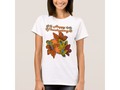 Fall Leaves on Blue T-Shirt ***30% Off with code ZAZZLESAVE40*** via zazzle