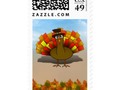 Thanksgiving Cartoon Turkey Pilgrim Custom Postage by #FallSeasonsBest - #Gravityx9 Designs at Zazzle -…