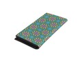 Colorful Floral Diamond Squares on Blue Women's Leather Wallet by #Gravityx9 Designs at Artsadd -…