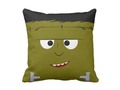 Frankenstein and Dracula Halloween Throw Pillow * 15% Off with code ZAZZALLCARDS * via zazzle