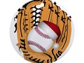 📷  - Christmas Baseball Round Ornament by #Gravityx9 Designs at Cafepress -...