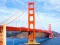 - "Golden Gate Bridge" Print by gravityx9 at Artflakes - Your choice color of frame ~ Als…