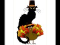 Le Chat Noir Thanksgiving Framed Print by #Gravityx9 Designs at #FineArtAmerica - Your choi…