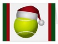 Christmas Tennis Ball Card Christmas Card by #Gravityx9 #Sports4you #sportsChristmas - #Tennisplayer #tenniscard -…
