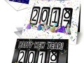 Send New Years Greetings with one of these colorful cards 2018 #Odometer New Years Cards from #GreetingCardUniverse…