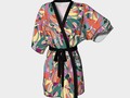 Colorful Abstract - Green,Orange,Yellow #KimonoRobe And More #KimonoStyle Robes at #ArtofWhere by #Gravityx9 Design…